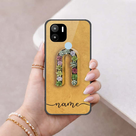 Xiaomi Redmi A2 Plus Cover - Personalized Alphabet Series - HQ Ultra Shine Premium Infinity Glass Soft Silicon Borders Case