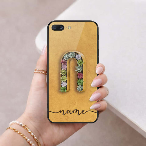 OnePlus 5 Cover - Personalized Alphabet Series - HQ Ultra Shine Premium Infinity Glass Soft Silicon Borders Case