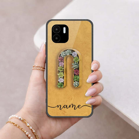 Xiaomi Redmi A2 Cover - Personalized Alphabet Series - HQ Ultra Shine Premium Infinity Glass Soft Silicon Borders Case