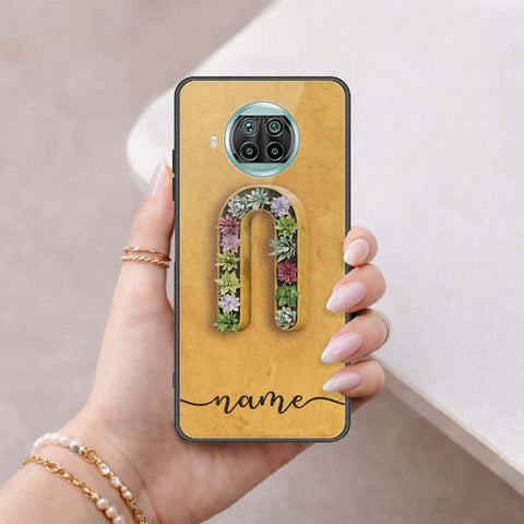 Xiaomi Mi 10T Lite Cover - Personalized Alphabet Series - HQ Ultra Shine Premium Infinity Glass Soft Silicon Borders Case
