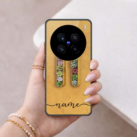 Vivo V7 Plus Cover - Personalized Alphabet Series - HQ Ultra Shine Premium Infinity Glass Soft Silicon Borders Case