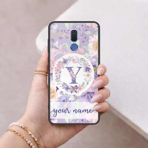 Huawei Mate 10 Lite Cover - Personalized Alphabet Series - HQ Ultra Shine Premium Infinity Glass Soft Silicon Borders Case