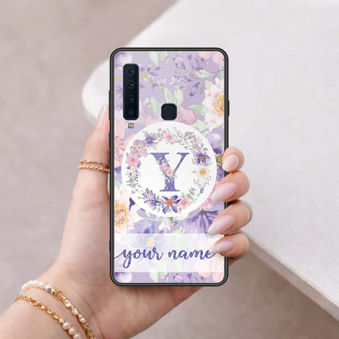 Samsung Galaxy A9 Star Pro Cover - Personalized Alphabet Series - HQ Ultra Shine Premium Infinity Glass Soft Silicon Borders Case