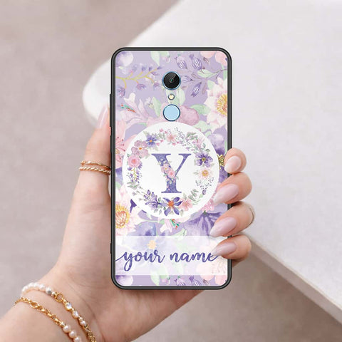 Xiaomi Redmi Note 5 / Redmi 5 Plus Cover - Personalized Alphabet Series - HQ Ultra Shine Premium Infinity Glass Soft Silicon Borders Case