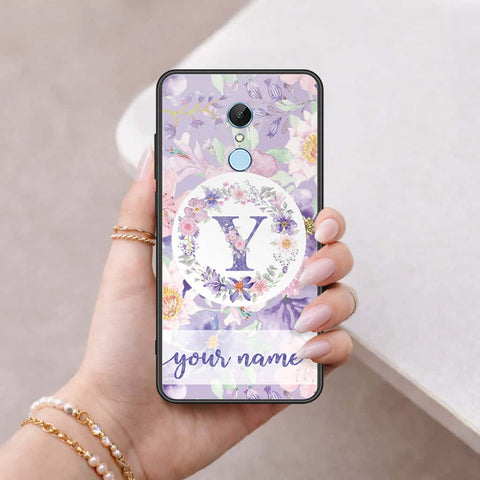 Xiaomi Redmi 5 Cover - Personalized Alphabet Series - HQ Ultra Shine Premium Infinity Glass Soft Silicon Borders Case