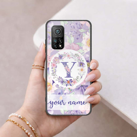 Xiaomi Mi 10T Cover - Personalized Alphabet Series - HQ Ultra Shine Premium Infinity Glass Soft Silicon Borders Case