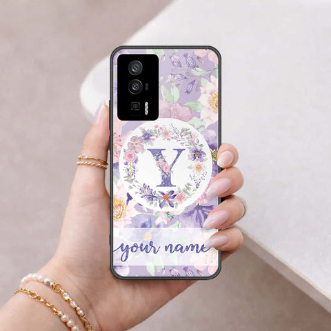 Xiaomi Redmi K60 Pro Cover - Personalized Alphabet Series - HQ Ultra Shine Premium Infinity Glass Soft Silicon Borders Case