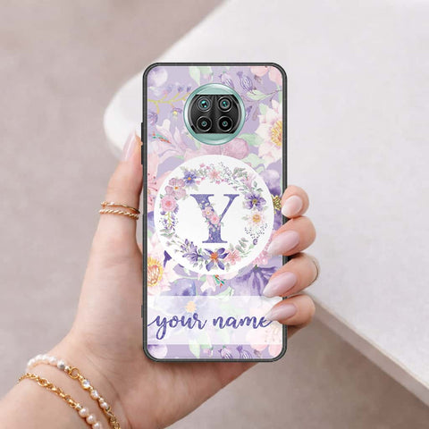 Xiaomi Mi 10T Lite Cover - Personalized Alphabet Series - HQ Ultra Shine Premium Infinity Glass Soft Silicon Borders Case