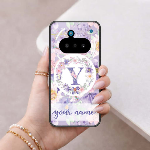 Nothing Phone 3a Cover - Personalized Alphabet Series - HQ Ultra Shine Premium Infinity Glass Soft Silicon Borders Case