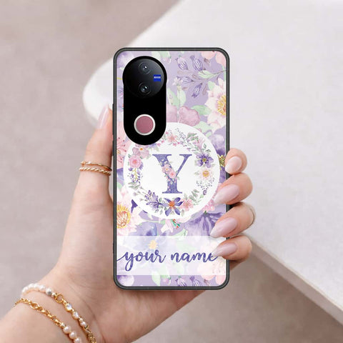 Vivo iQOO Z10R (india)  Cover - Personalized Alphabet Series - HQ Ultra Shine Premium Infinity Glass Soft Silicon Borders Case