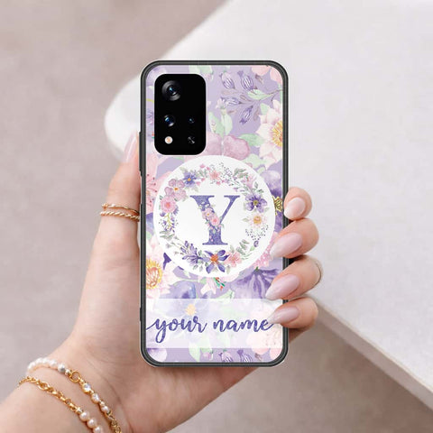 Xiaomi Redmi Note 11 5G Cover - Personalized Alphabet Series - HQ Ultra Shine Premium Infinity Glass Soft Silicon Borders Case
