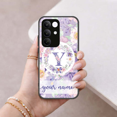 Realme C85 Pro Cover - Personalized Alphabet Series - HQ Ultra Shine Premium Infinity Glass Soft Silicon Borders Case