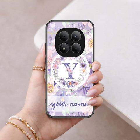 Xiaomi Redmi Note 15 Pro Plus Cover - Personalized Alphabet Series - HQ Ultra Shine Premium Infinity Glass Soft Silicon Borders Case