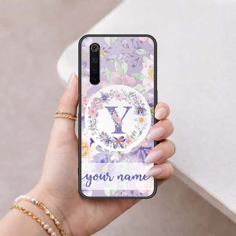 Realme X3 SuperZoom Cover - Personalized Alphabet Series - HQ Ultra Shine Premium Infinity Glass Soft Silicon Borders Case