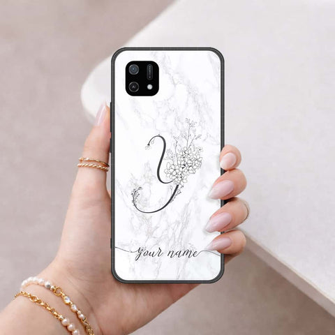 Oppo A16K Cover - Personalized Alphabet Series - HQ Ultra Shine Premium Infinity Glass Soft Silicon Borders Case