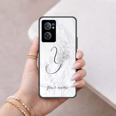 OnePlus Nord CE 2 5G Cover - Personalized Alphabet Series - HQ Ultra Shine Premium Infinity Glass Soft Silicon Borders Case