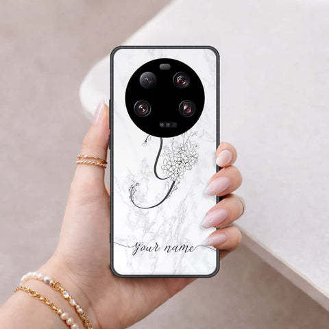 Xiaomi 13 Ultra Cover - Personalized Alphabet Series - HQ Ultra Shine Premium Infinity Glass Soft Silicon Borders Case