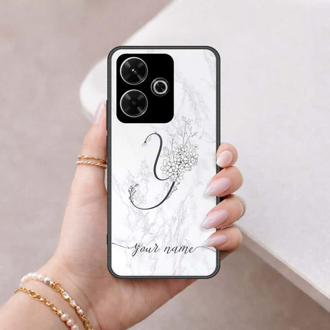 Xiaomi Redmi 13 Cover - Personalized Alphabet Series - HQ Ultra Shine Premium Infinity Glass Soft Silicon Borders Case