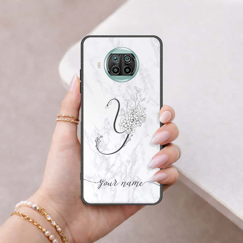 Xiaomi Mi 10T Lite Cover - Personalized Alphabet Series - HQ Ultra Shine Premium Infinity Glass Soft Silicon Borders Case