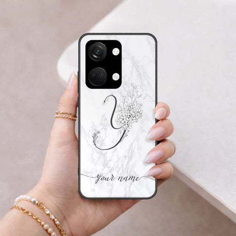 OnePlus Nord 3 Cover - Personalized Alphabet Series - HQ Ultra Shine Premium Infinity Glass Soft Silicon Borders Case