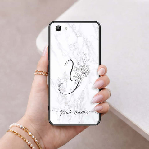 Vivo Y81 Cover - Personalized Alphabet Series - HQ Ultra Shine Premium Infinity Glass Soft Silicon Borders Case