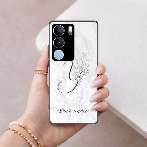 Vivo V29 Pro Cover - Personalized Alphabet Series - HQ Ultra Shine Premium Infinity Glass Soft Silicon Borders Case