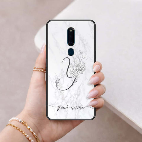 Huawei Honor Play 8A Cover - Personalized Alphabet Series - HQ Ultra Shine Premium Infinity Glass Soft Silicon Borders Case