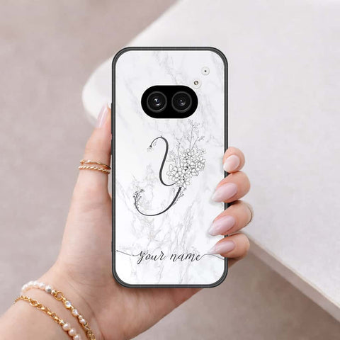 Nothing Phone 2a Cover - Personalized Alphabet Series - HQ Ultra Shine Premium Infinity Glass Soft Silicon Borders Case