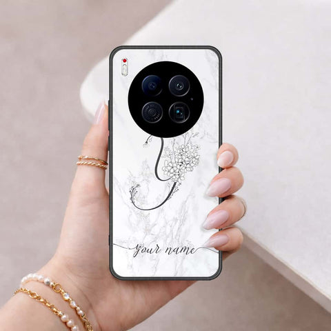 Tecno Camon 40 Premier 4G Cover - Personalized Alphabet Series - HQ Ultra Shine Premium Infinity Glass Soft Silicon Borders Case