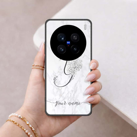 Vivo V7 Plus Cover - Personalized Alphabet Series - HQ Ultra Shine Premium Infinity Glass Soft Silicon Borders Case