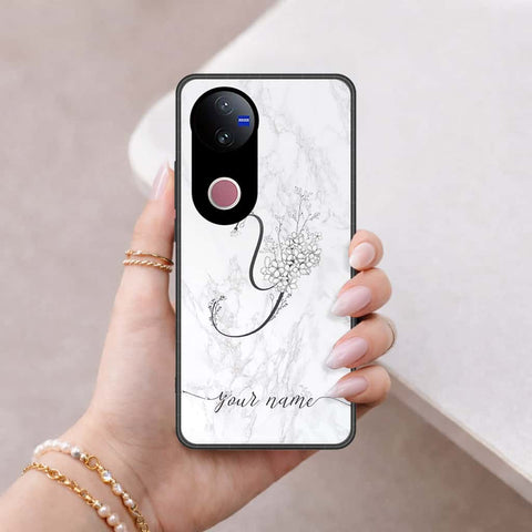 Vivo iQOO Z10R (india)  Cover - Personalized Alphabet Series - HQ Ultra Shine Premium Infinity Glass Soft Silicon Borders Case