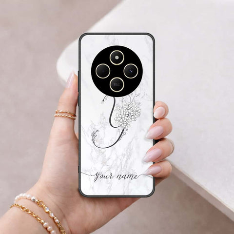 Xiaomi Redmi A4 Cover - Personalized Alphabet Series - HQ Ultra Shine Premium Infinity Glass Soft Silicon Borders Case