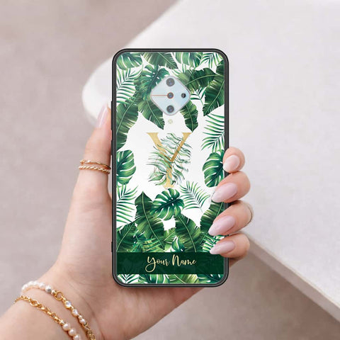 Vivo S1 Pro Cover - Personalized Alphabet Series - HQ Ultra Shine Premium Infinity Glass Soft Silicon Borders Case