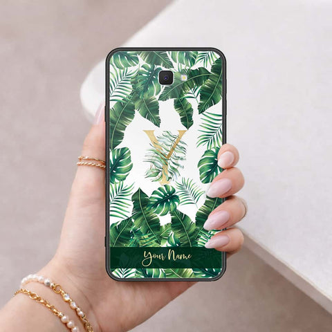 Samsung Galaxy J7 Prime Cover - Personalized Alphabet Series - HQ Ultra Shine Premium Infinity Glass Soft Silicon Borders Case