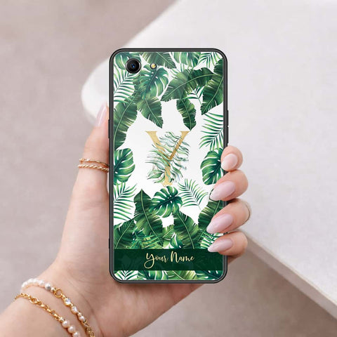 Oppo A83 Cover - Personalized Alphabet Series - HQ Ultra Shine Premium Infinity Glass Soft Silicon Borders Case