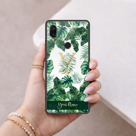 Xiaomi Redmi 7 Cover - Personalized Alphabet Series - HQ Ultra Shine Premium Infinity Glass Soft Silicon Borders Case