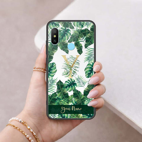 Xiaomi Mi A2 Cover - Personalized Alphabet Series - HQ Ultra Shine Premium Infinity Glass Soft Silicon Borders Case