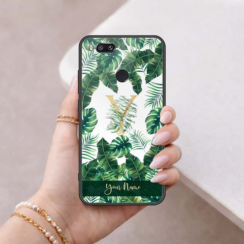 Xiaomi Mi A1 / Mi 5X Cover - Personalized Alphabet Series - HQ Ultra Shine Premium Infinity Glass Soft Silicon Borders Case