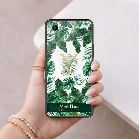 Oppo A3 Cover - Personalized Alphabet Series - HQ Ultra Shine Premium Infinity Glass Soft Silicon Borders Case