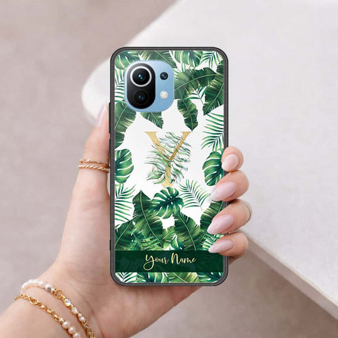 Xiaomi Mi 11 Cover - Personalized Alphabet Series - HQ Ultra Shine Premium Infinity Glass Soft Silicon Borders Case