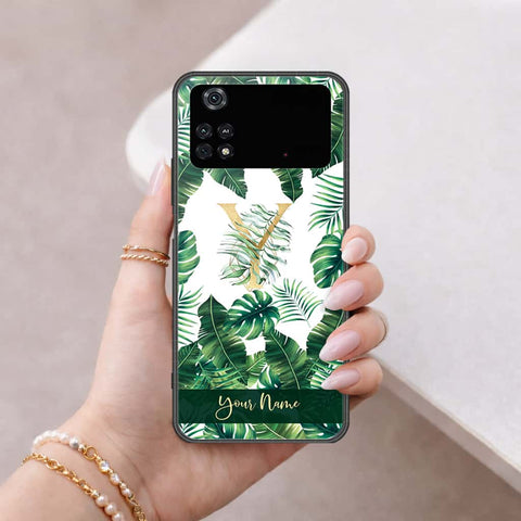 Xiaomi Poco M4 Pro Cover - Personalized Alphabet Series - HQ Ultra Shine Premium Infinity Glass Soft Silicon Borders Case