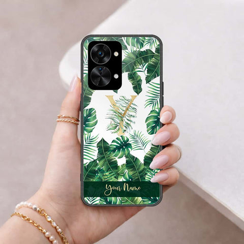 OnePlus Nord 2T Cover - Personalized Alphabet Series - HQ Ultra Shine Premium Infinity Glass Soft Silicon Borders Case