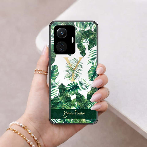 Vivo Y55 4G Cover - Personalized Alphabet Series - HQ Ultra Shine Premium Infinity Glass Soft Silicon Borders Case