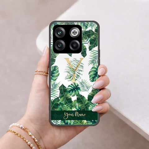 OnePlus Ace Pro Cover - Personalized Alphabet Series - HQ Ultra Shine Premium Infinity Glass Soft Silicon Borders Case