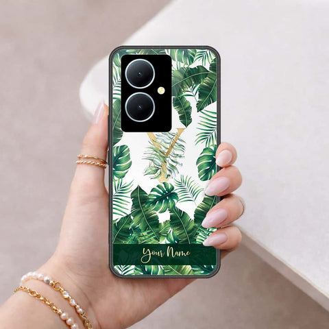 Vivo V29 Lite Cover - Personalized Alphabet Series - HQ Ultra Shine Premium Infinity Glass Soft Silicon Borders Case