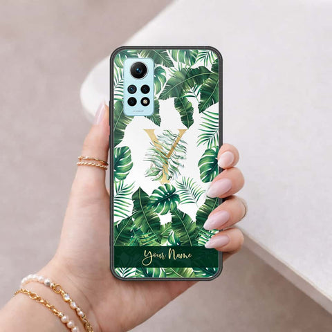 Xiaomi Redmi Note 12 Pro 4G Cover - Personalized Alphabet Series - HQ Ultra Shine Premium Infinity Glass Soft Silicon Borders Case