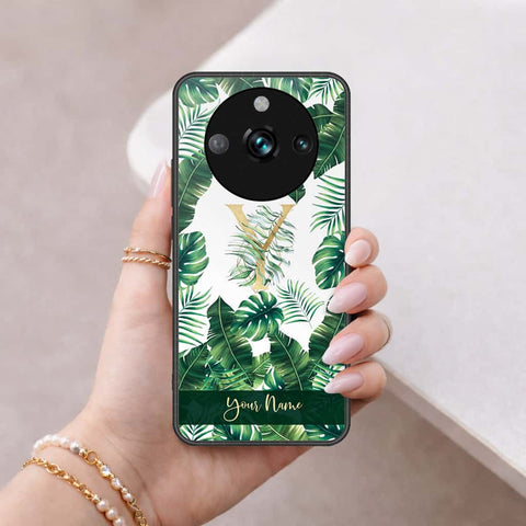 Realme 11 Pro Plus Cover - Personalized Alphabet Series - HQ Ultra Shine Premium Infinity Glass Soft Silicon Borders Case