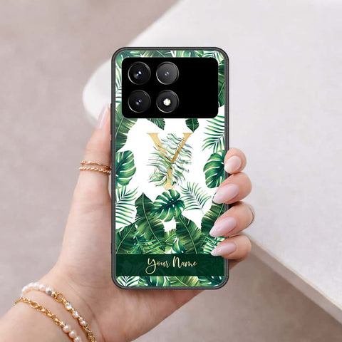 Xiaomi Poco F6 Pro Cover - Personalized Alphabet Series - HQ Ultra Shine Premium Infinity Glass Soft Silicon Borders Case