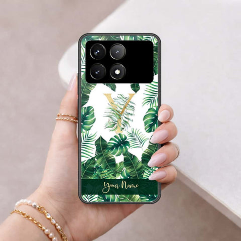 Xiaomi Poco X6 Pro Cover - Personalized Alphabet Series - HQ Ultra Shine Premium Infinity Glass Soft Silicon Borders Case