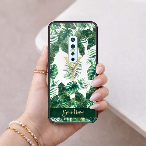 Vivo V17 Pro Cover - Personalized Alphabet Series - HQ Ultra Shine Premium Infinity Glass Soft Silicon Borders Case